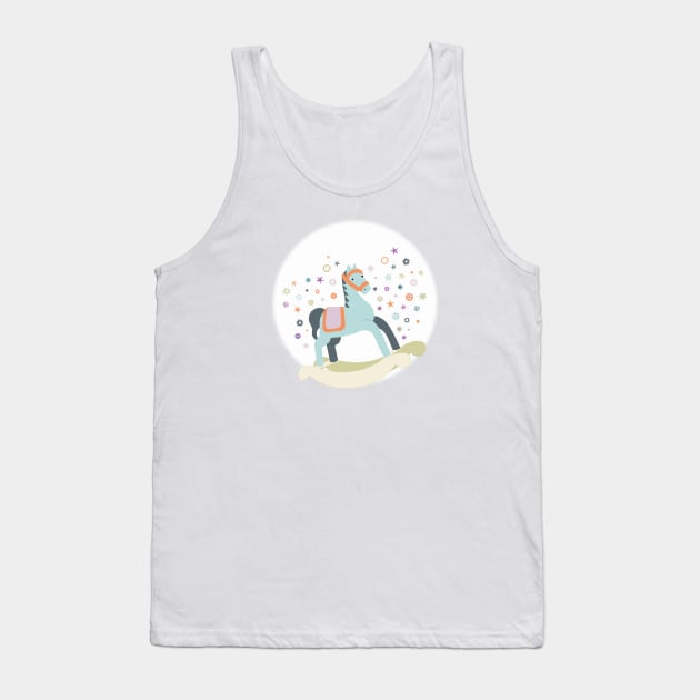 Rocking Horse Tank Top by PolitaStore